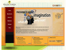 Tablet Screenshot of milesfinchinnovation.com